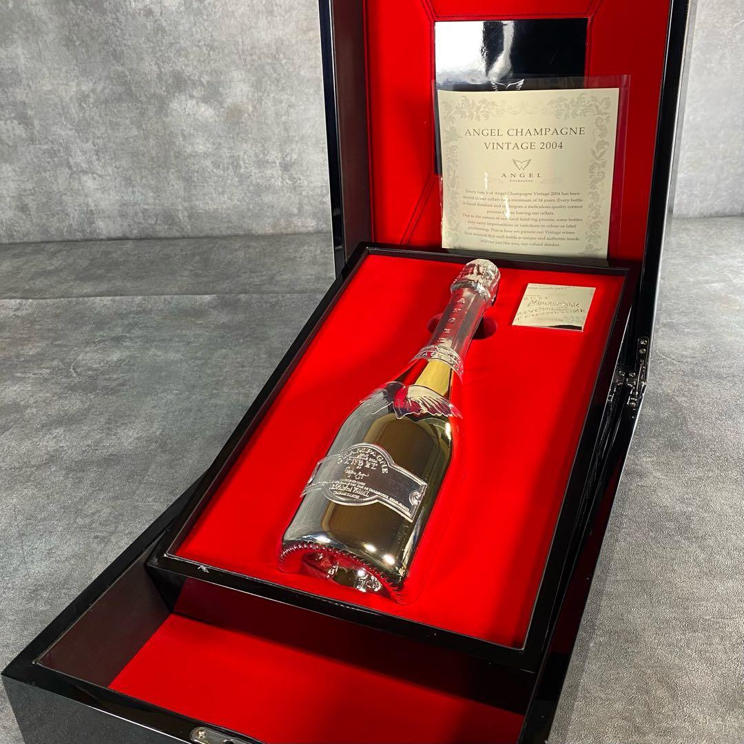 エンジェル シャンパン プラチナ　ヴィンテージ　2004 ケース付き　596
