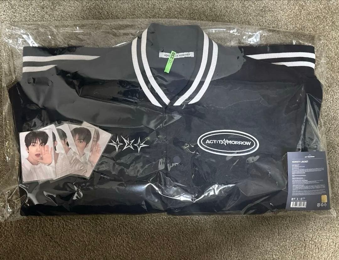 TXT ACT : TOMORROW virsity jacket トレカ付