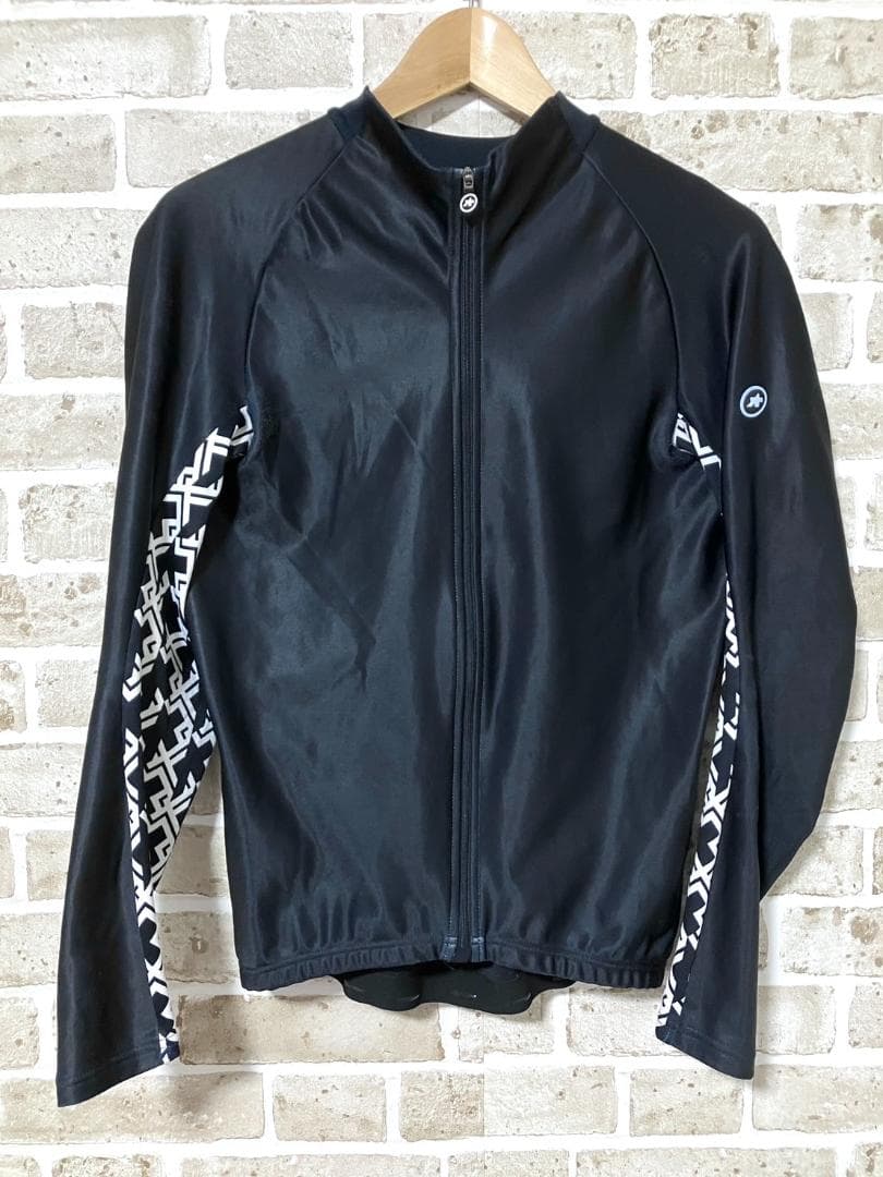 【24時間以内/早い者勝ち】アソス メンズ 長袖 サイクルジャージ Sサイズ