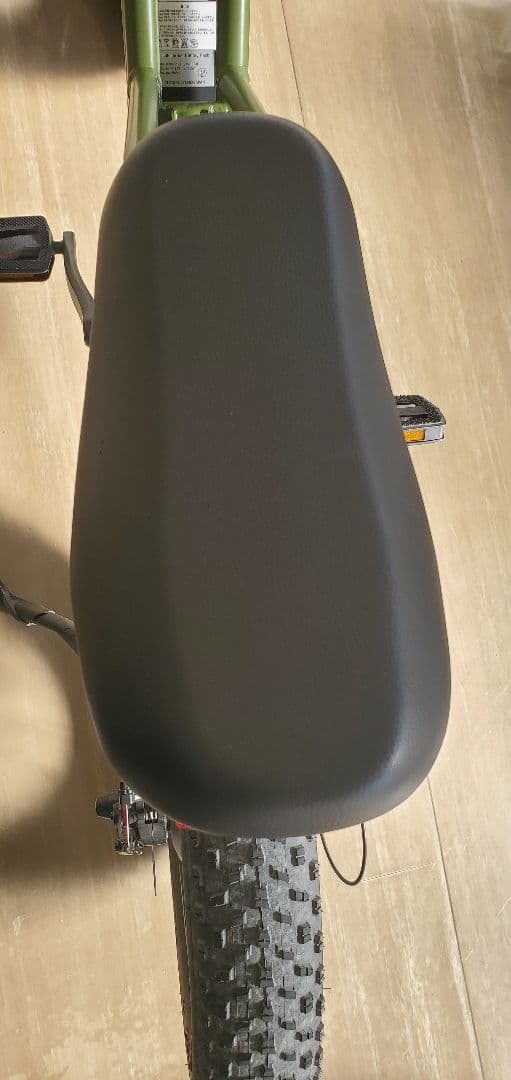 サイクーゴースト緑、電動自転車 走行距離182㎞ 定価198000円