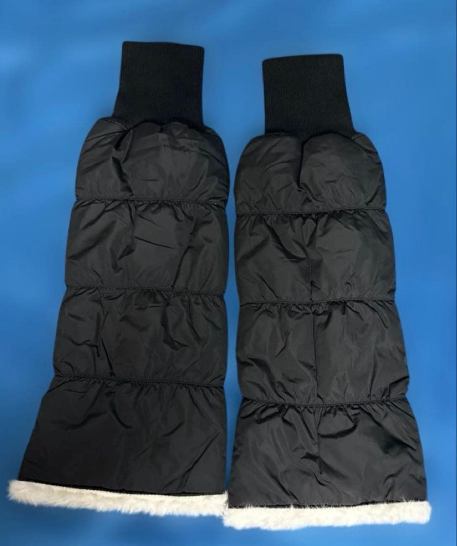 【美品】パーリーゲイツ　レッグウォーマー　黒