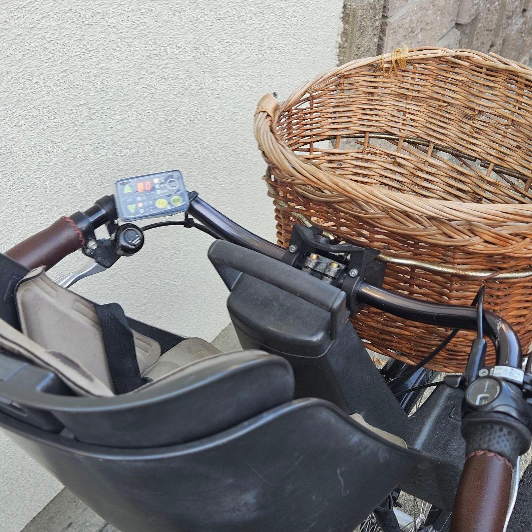 ブリジストン♪３人♪電動アシスト自転車♪HYDEE.IIバッテリー２個♪ブラック