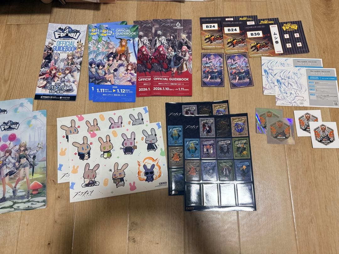 アークナイツ フェス 2024-2026ノベルティセット3年×2人分