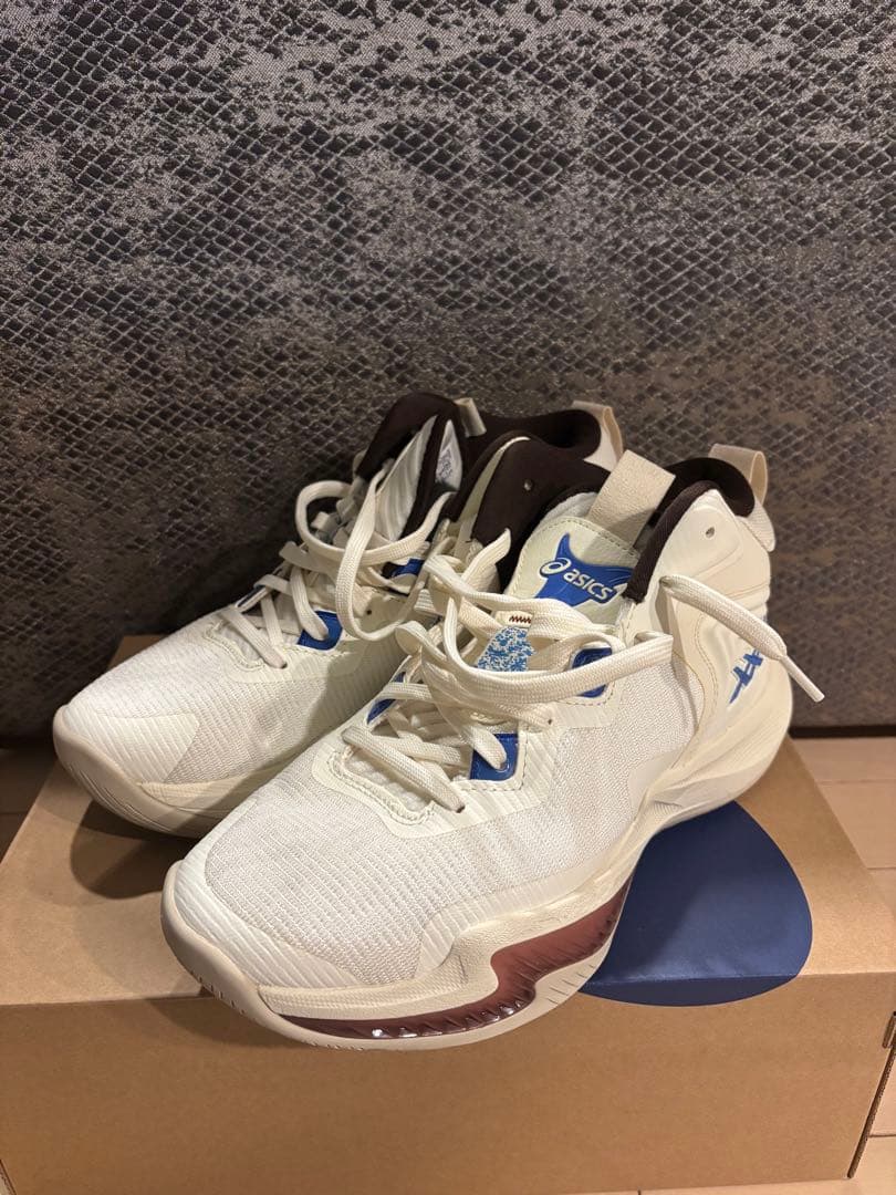ASICS NOVA SURGE3 バスケットボールシューズ　白　箱タグ付き