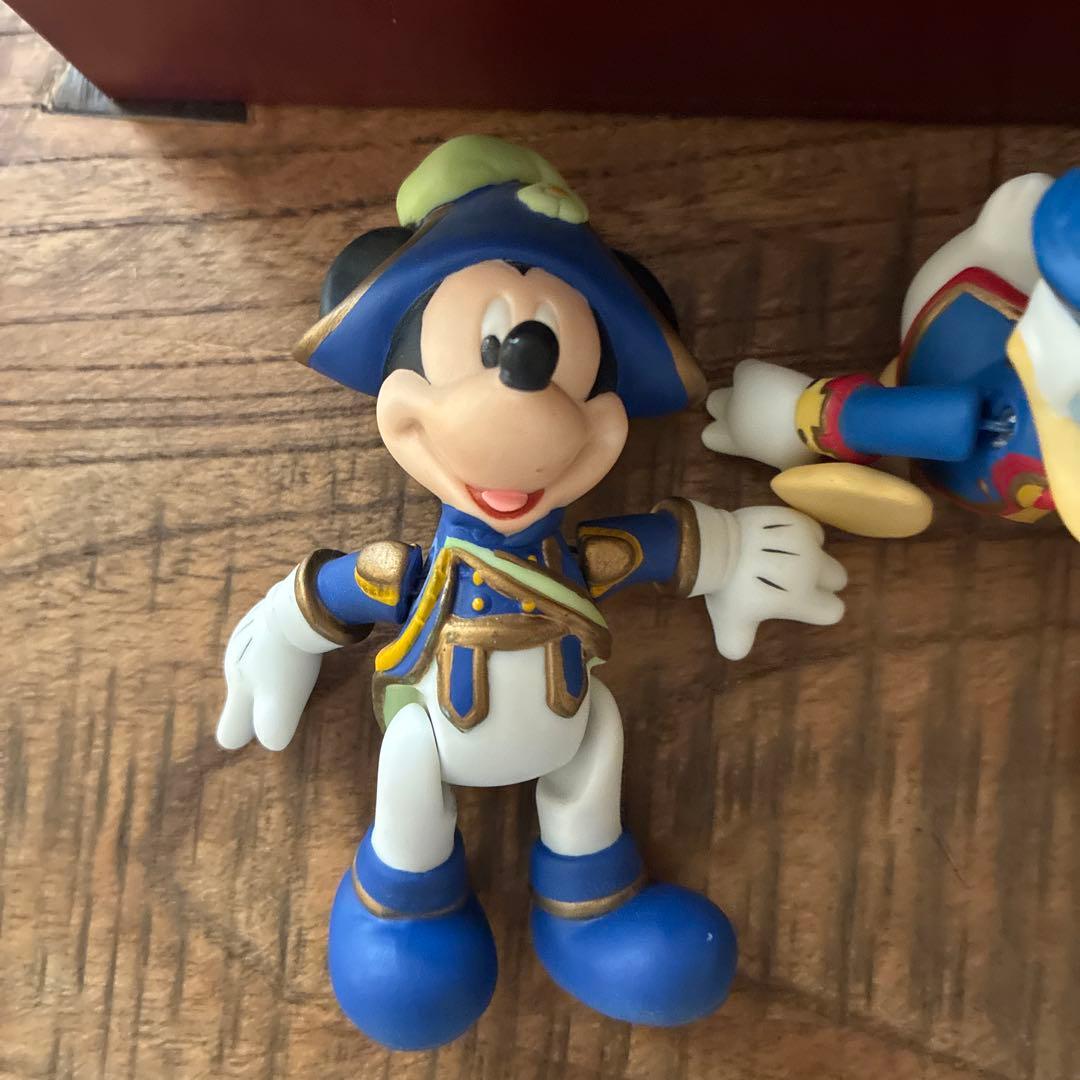 ディズニーシー✴︎Open記念陶器ミッキー他4体セット木箱入り❣️人形に傷なし