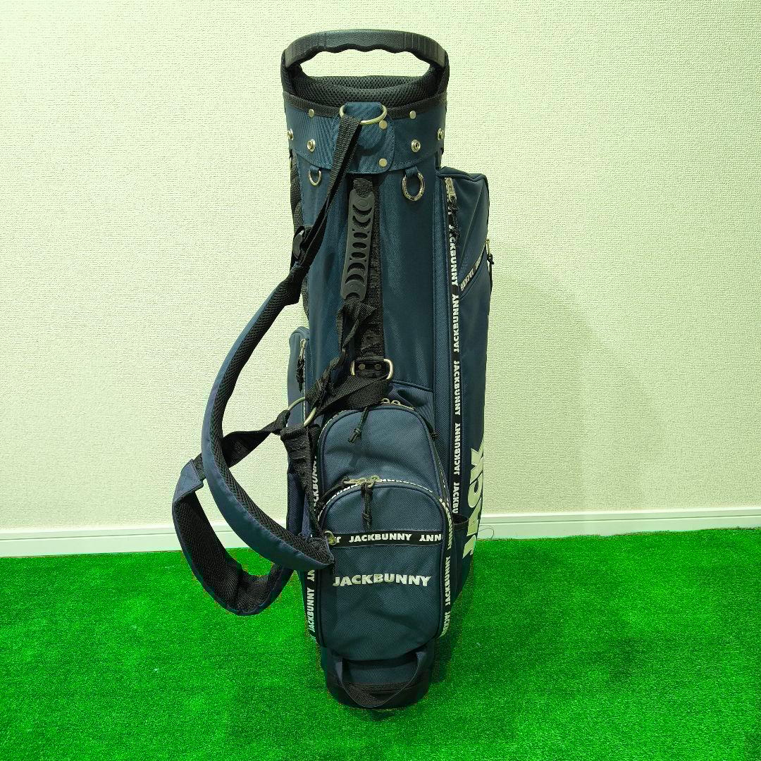 Jack Bunny ジャックバニー スタンド式 キャディバッグ ネイビー