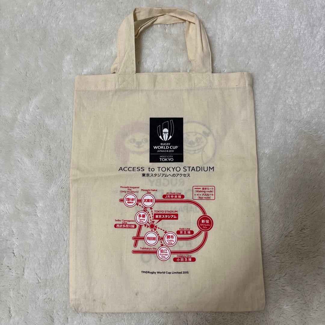 ラグビーワールドカップ2019 トートバッグ、シール、バッジ