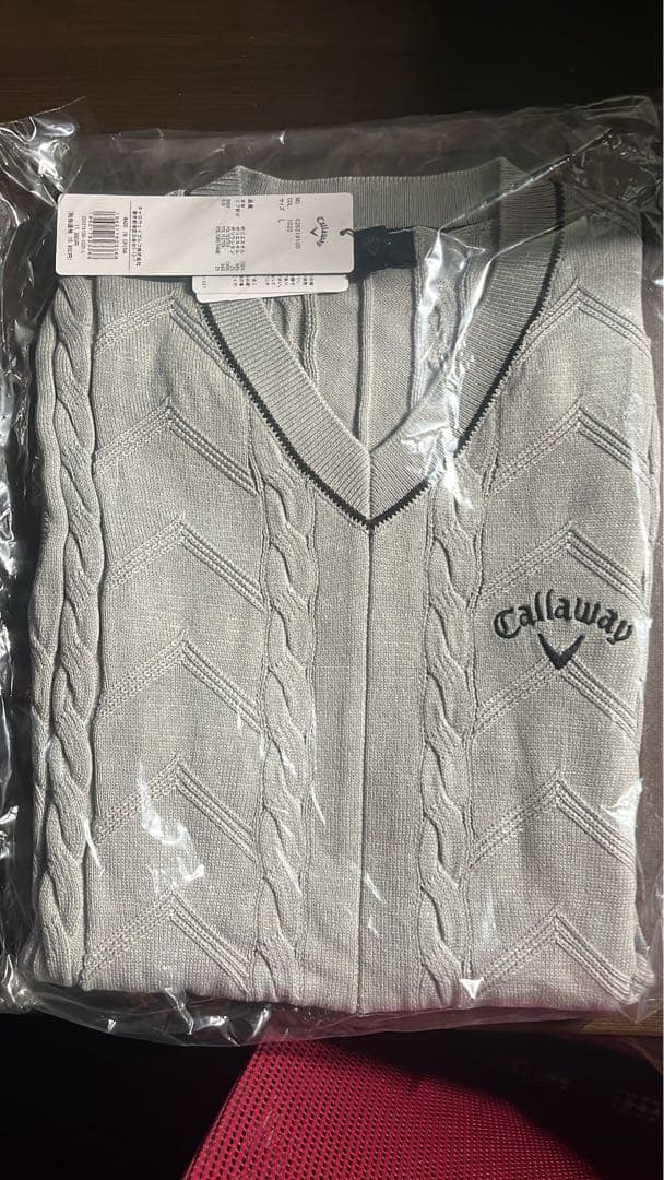 3着セットCallaway グレーベスト　イエローセーター　バケットハット