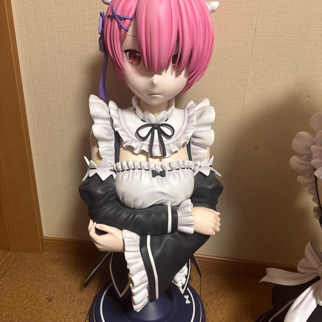 とっとと。Re:ゼロから始める異世界生活。ラム胸像。リゼロ