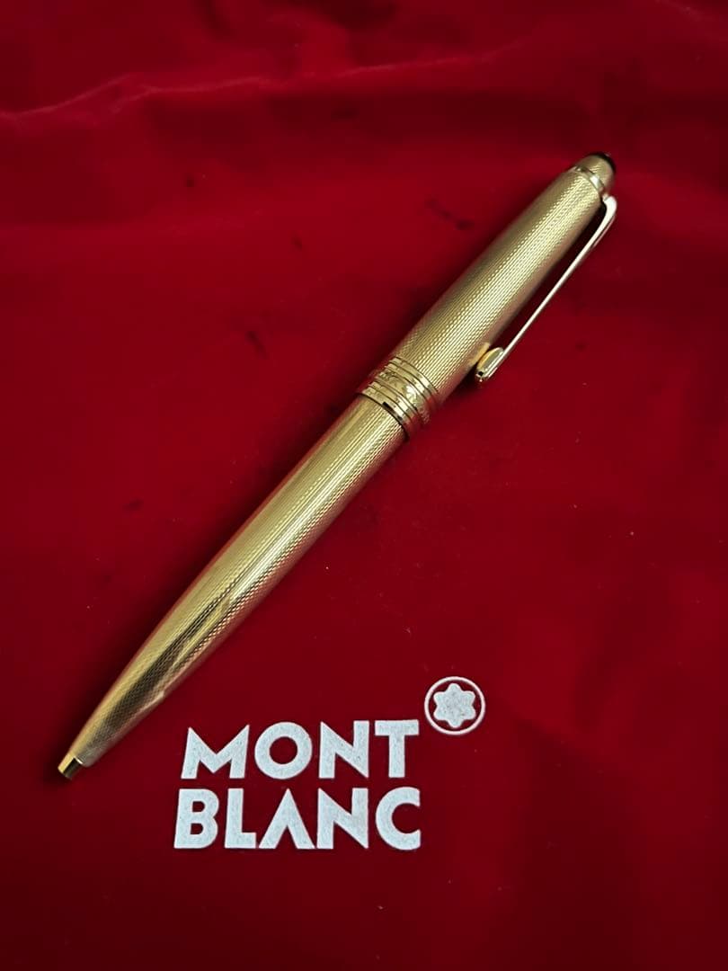 モンブランボールペン マイスターシュテュック ソリテール ゴールド❗️綺麗‼️
