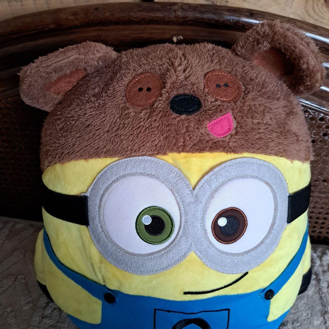 ミニオン ぬいぐるみ クマ耳付き 40×50くらい