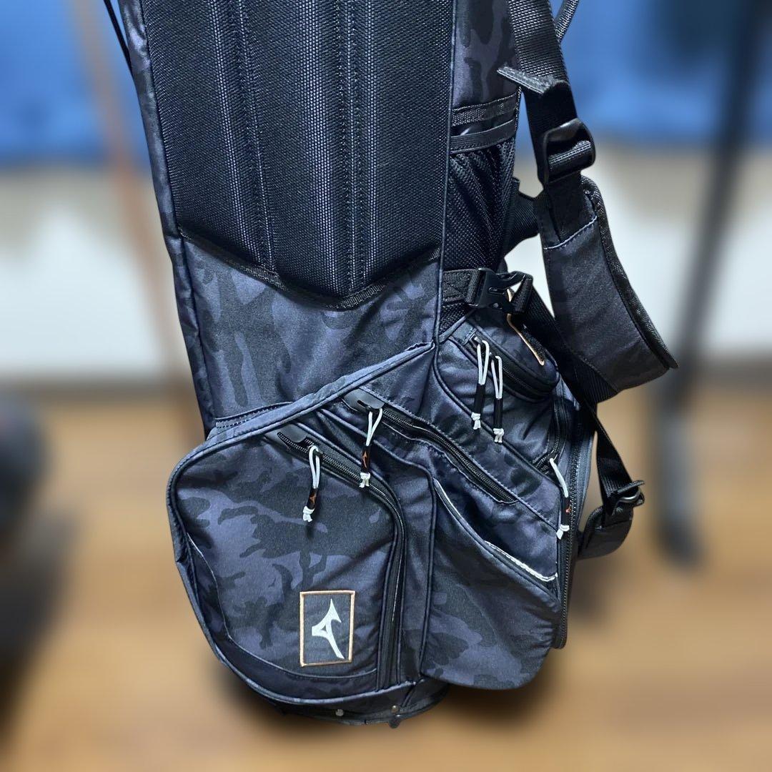 Mizuno GRID 4 キャディバッグ ブラック迷彩