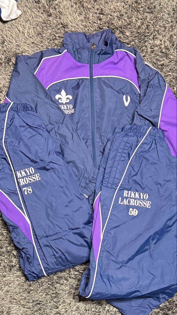 立教ラクロス部ウィンドブレーカー