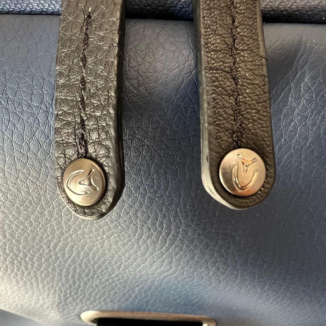 【極美品】高級ベゼル ボストンバッグ 大容量 ゴルフ 肩紐無し フェイクレザー