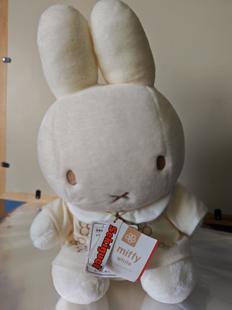 miffy whiteシリーズ ミッフィー 花柄ドレスM ぬいぐるみ 値下げなし