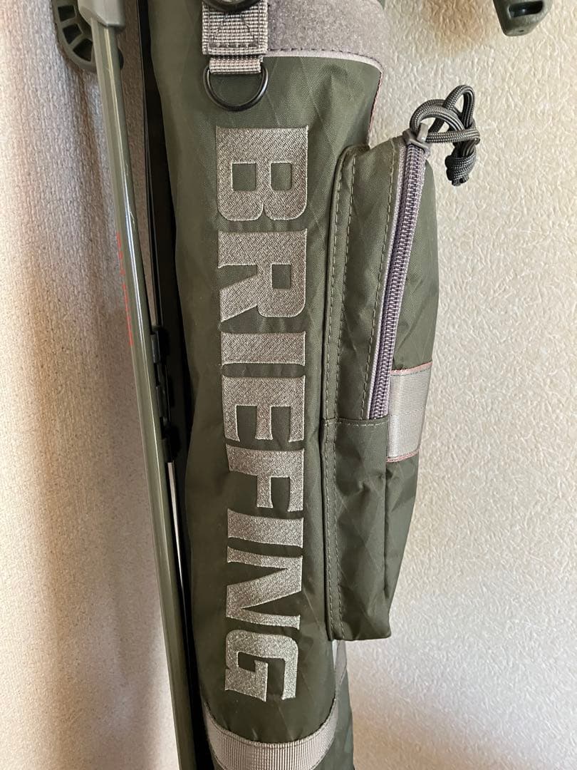 ゴ*さ様 BRIEFING ゴルフバッグ オリーブグリーン