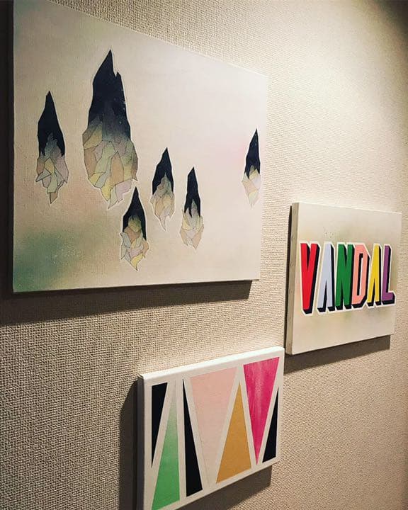 【手描き】オリジナルアート 絵画 キャンパス 3点セット