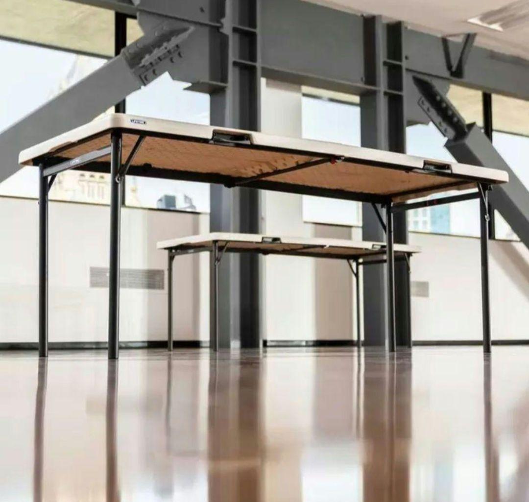 新品　LIFETIME　ライフタイム　 折り畳みテーブル 横182cm