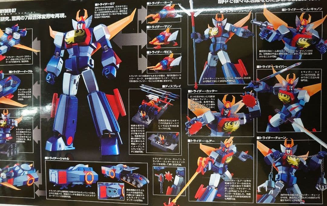 超合金魂。ＧＸ-66.トライダーG7。