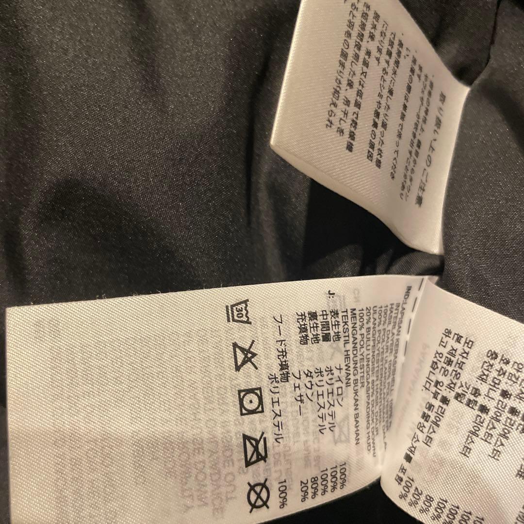 美品　アディダス ダウン　ベンチコート　160 黒