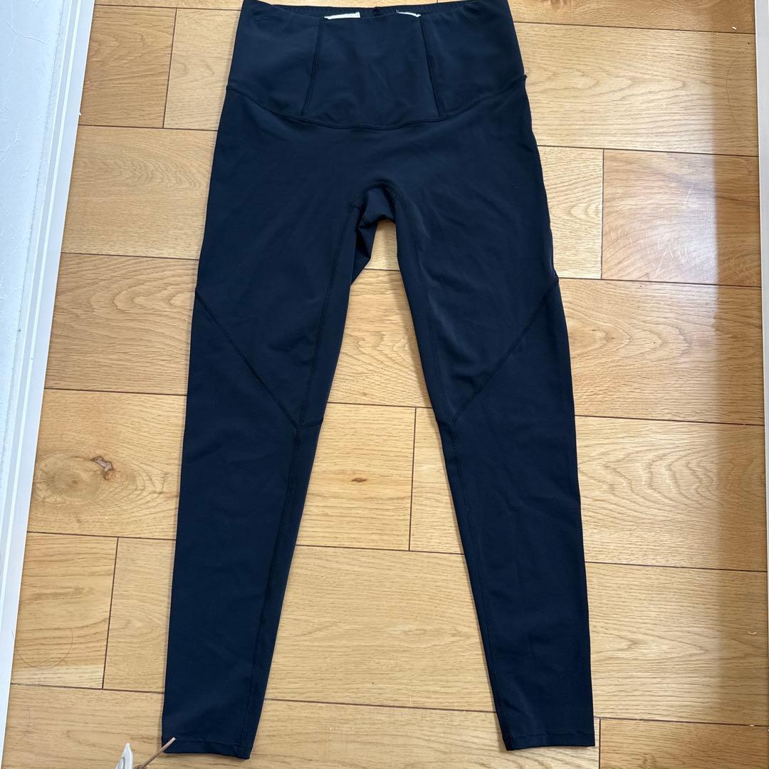 黒 ハイウエスト ヨガパンツ