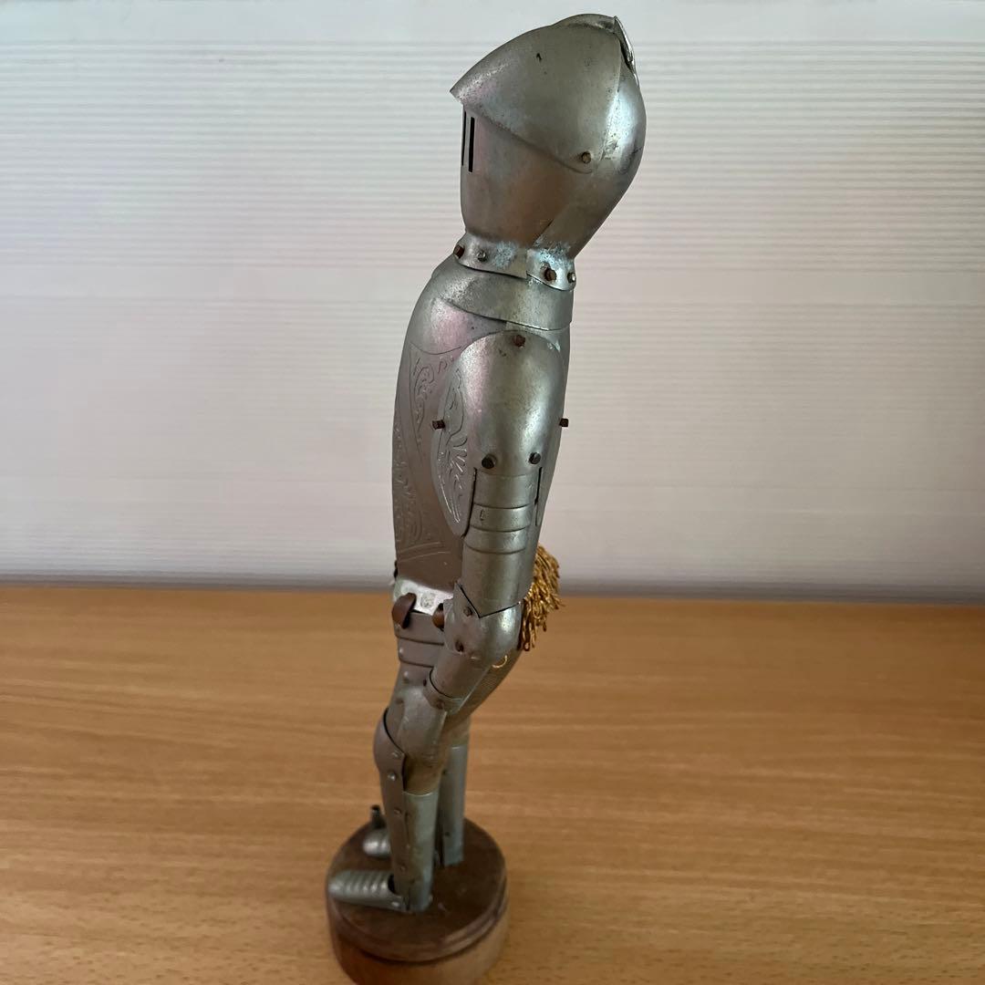 レトロ騎士置物　甲冑　アーマー置物　ヴィンテージ　レア