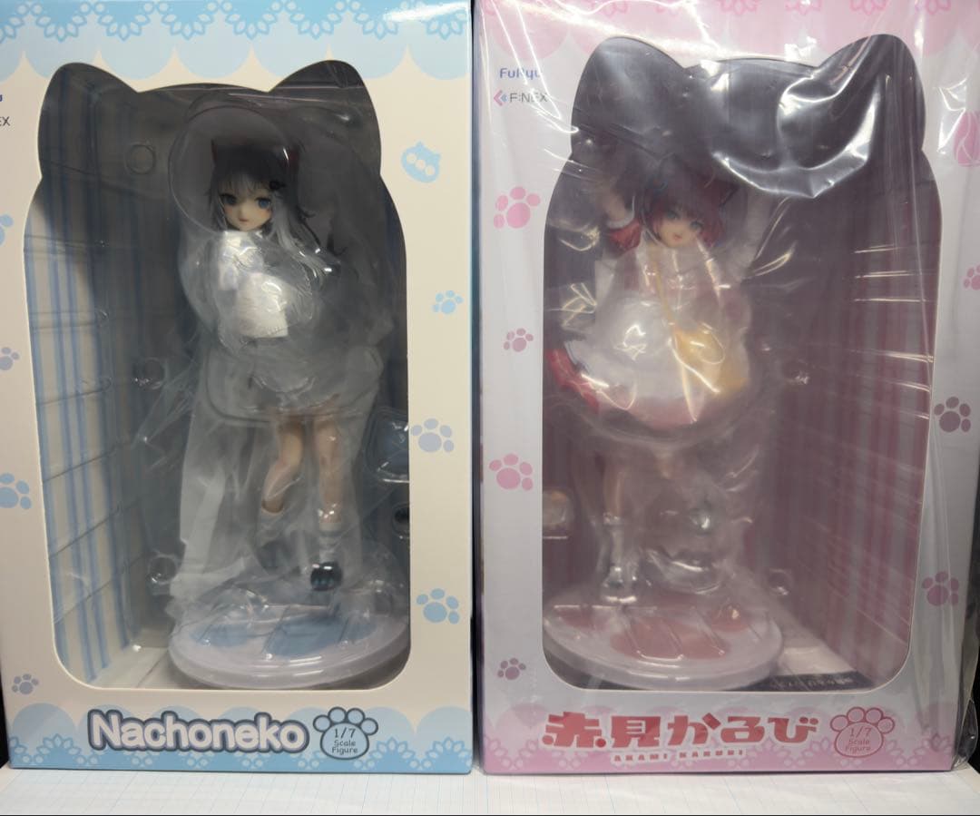 赤見かるび ＆ Nachoneko 1/7スケールフィギュア 2体セット