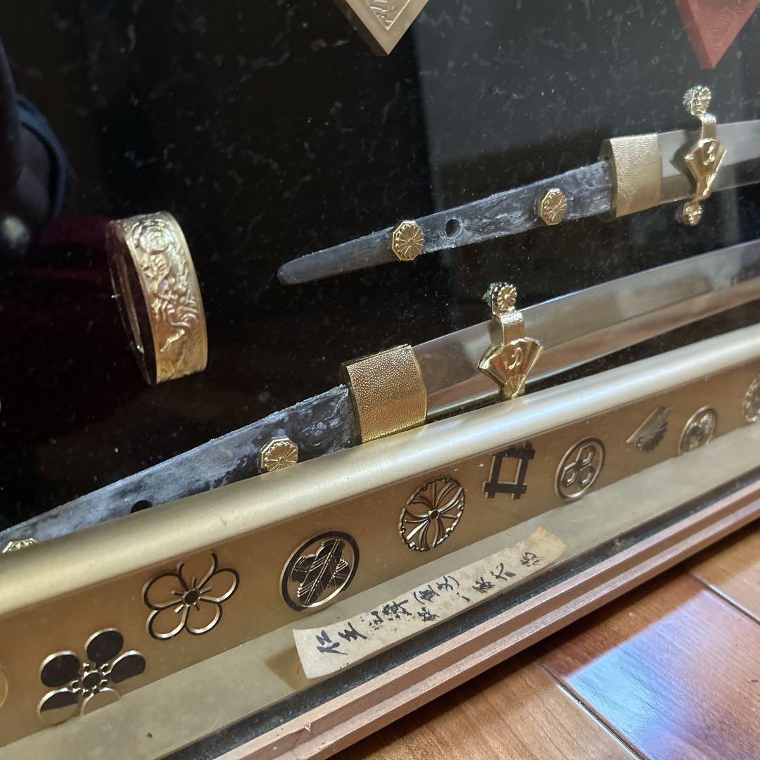 【☆送料込み☆】日本刀　模造刀額　【越中守正俊】レプリカ