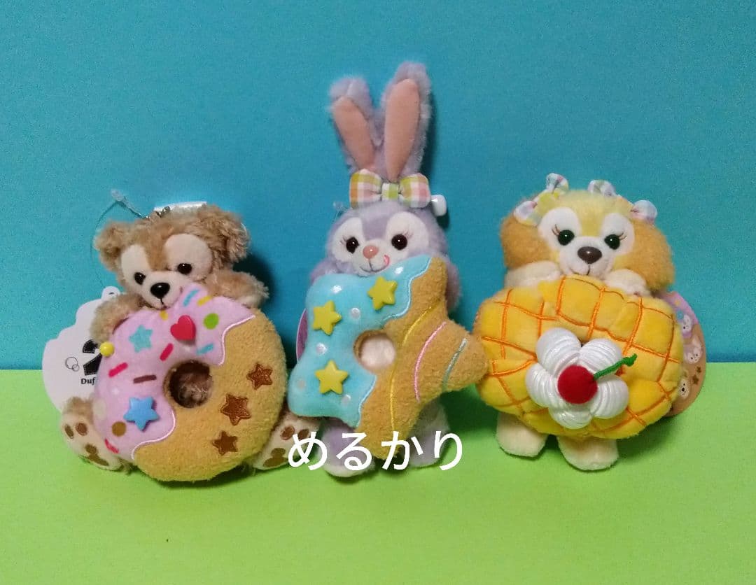 ダッフィー＆フレンズ　フィルドウィズジョイ！　ぬいぐるみバッジセット　ドーナツ