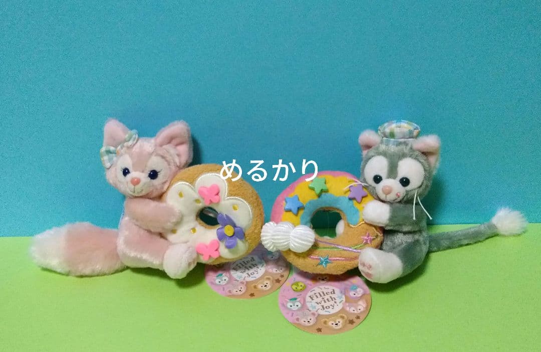 ダッフィー＆フレンズ　フィルドウィズジョイ！　ぬいぐるみバッジセット　ドーナツ