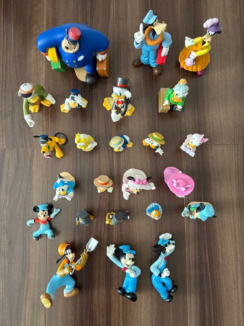 【超希少】レトロディズニーミッキー&フレンズフィギュア24体まとめ売りセット
