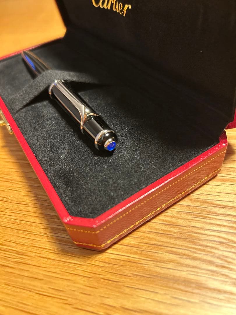 カルティエ ディアボロ ボールペン ブラック/シルバー