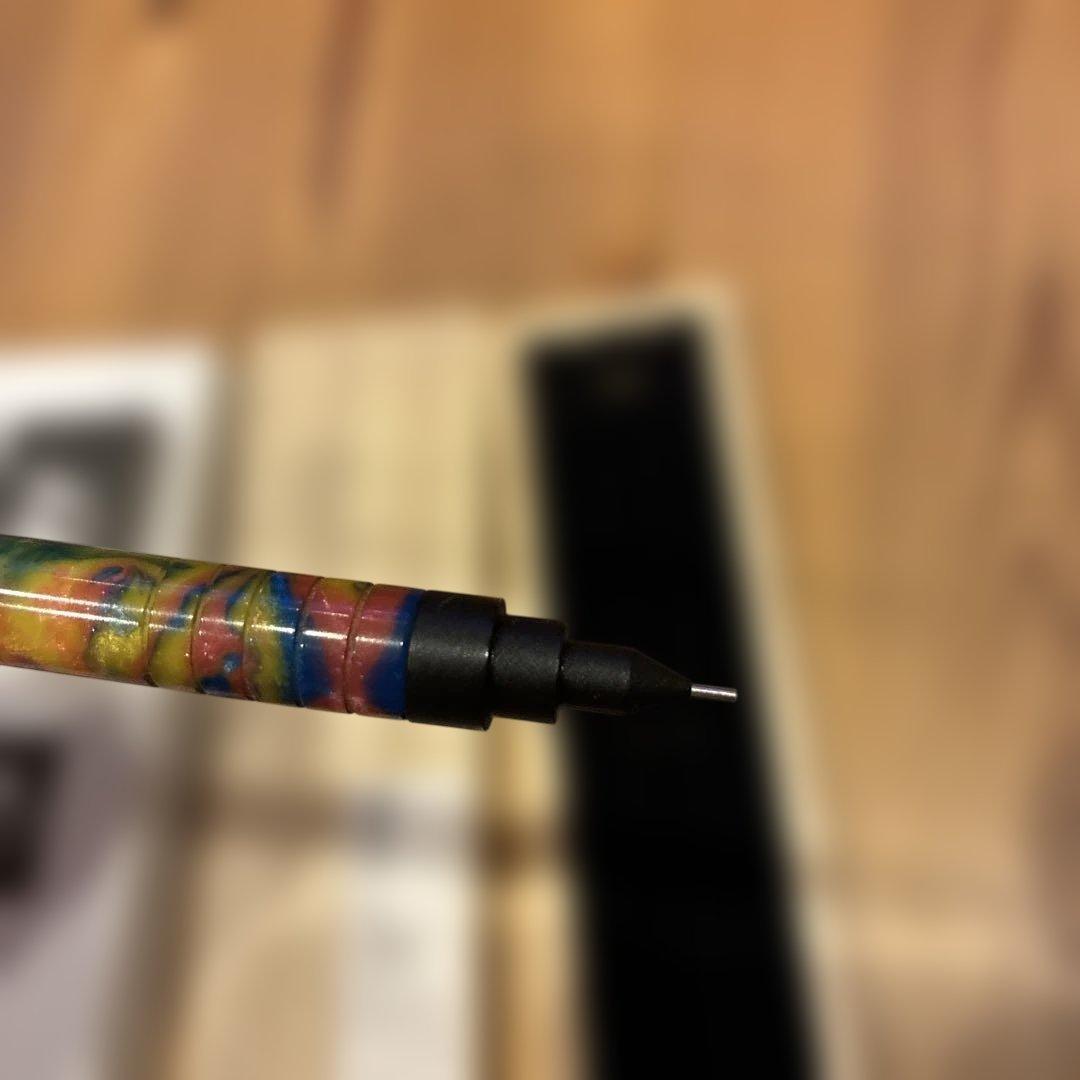 マーベラス シャープペンシル 0.5mm マットブラック レジン