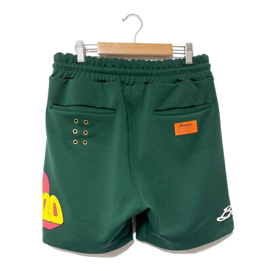 新品 ラッセルノ ゴルフ コブラ ワッペン ショートパンツ グリーン M 4
