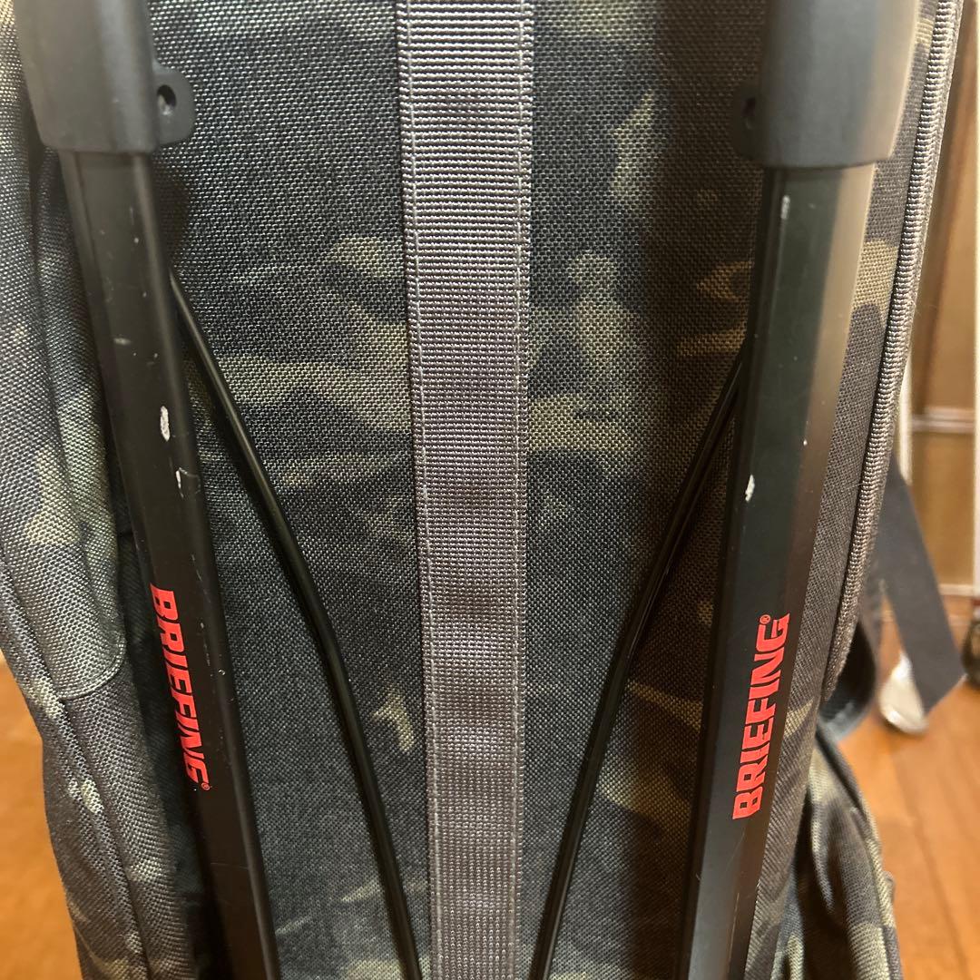 ブリーフィング　キャディバッグ CR-4 カモ柄 ヘッドカバーセット