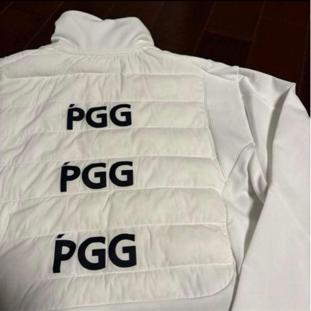 PGGアモッサ×N yメカニカルストレッチタフタホワイトジャケットサイズ4