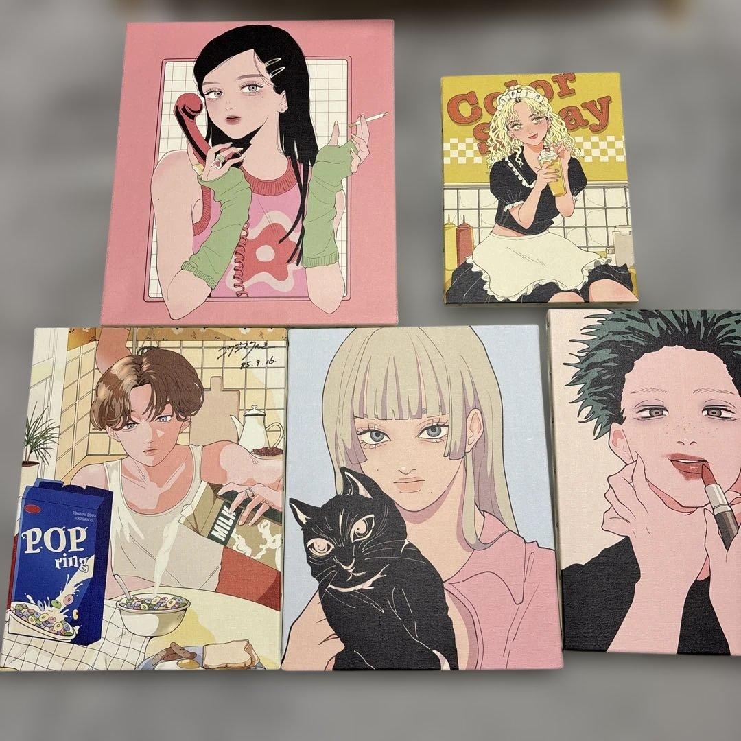 ばら売り可能！現代アート 5枚セット デジタルアート