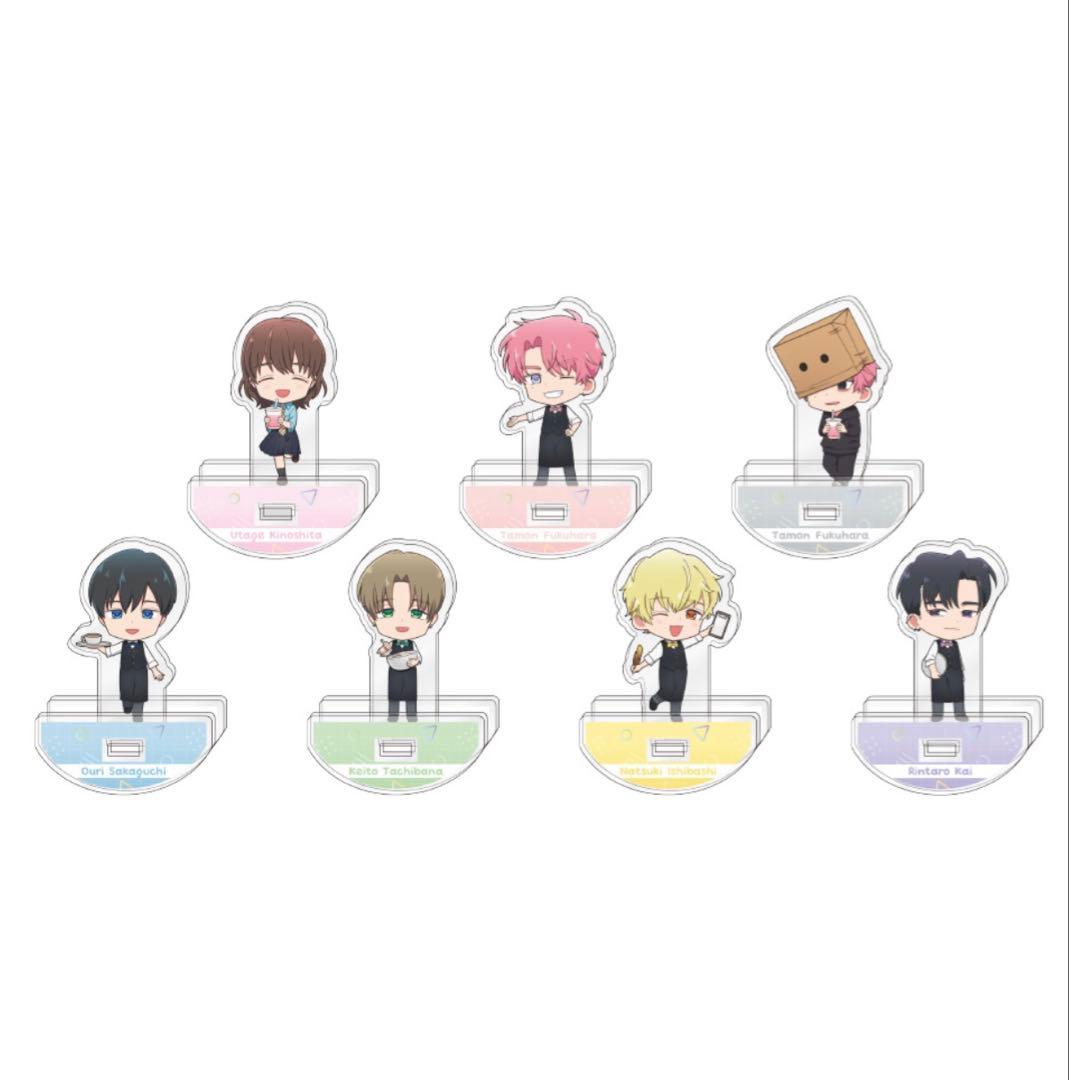 多聞くん今どっち コラボカフェ ゆらゆらアクリルスタンド patio 全7点