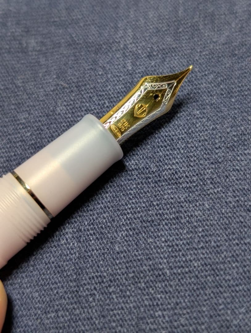 セーラー万年筆 四季織 雨音 凍雨 中細 21K