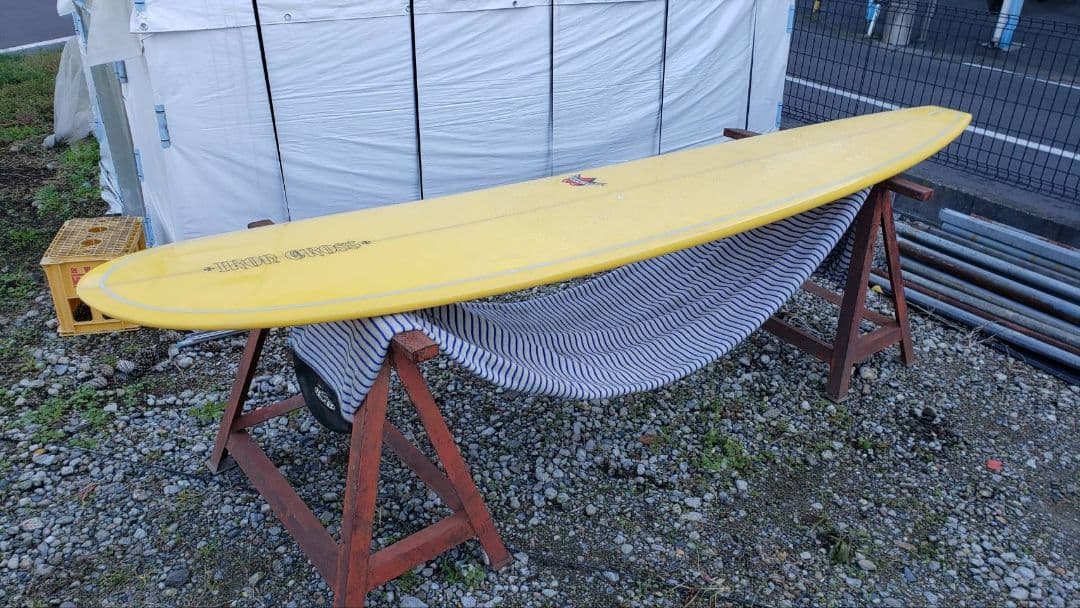 HINDI CROSS ロングボード イエロー　埼玉県三郷市　直接取引のみ