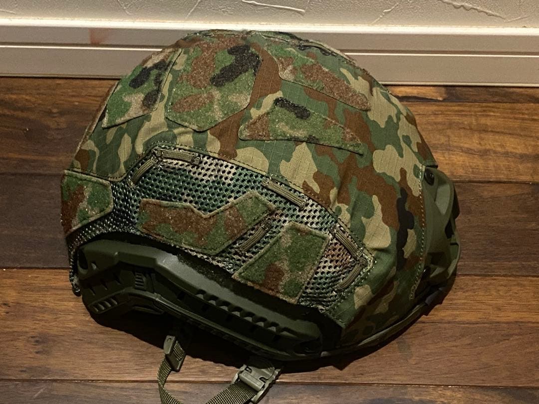 NIJ IIIA レベル3A 実物　ヘルメット　防弾　陸自迷彩　Fastタイプ