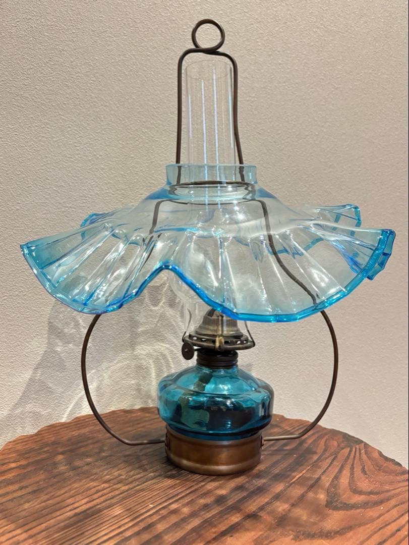 x*n様 アンティーク オイルランタン フリルガラス 大正ロマン ヴィンテージ