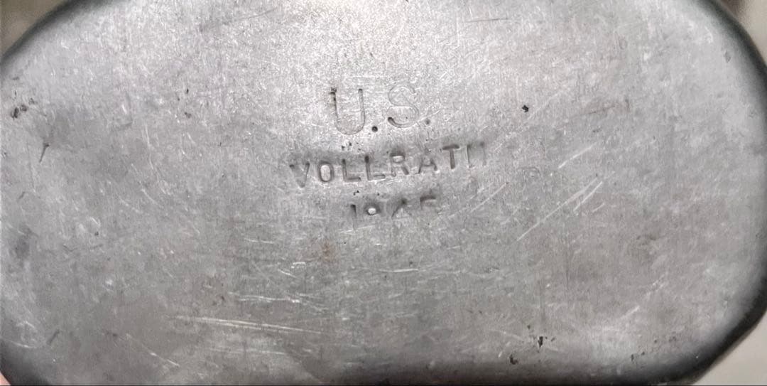 米軍 実物 W.W.II 1945年製 メスキット＆水筒セット