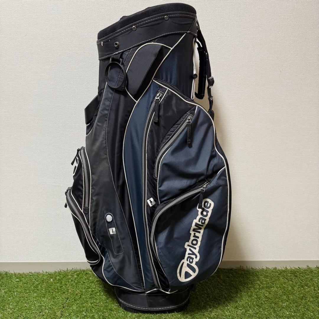 レア！ Taylormade キャディバッグ 14分割 軽量 多機能 ネイビー