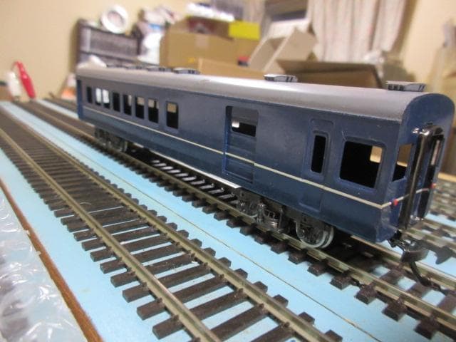 ミニ ブルートレイン列車セット（HOゲージ） （金属製/カツミ・エンドウ製品）