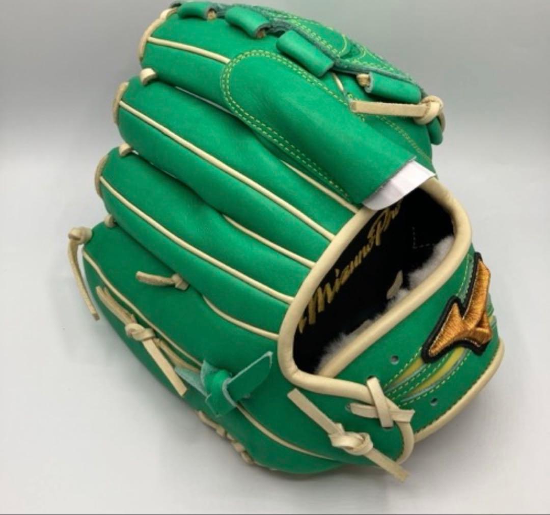 ミズノプロ 軟式オーダーグローブ 投手用 スカイブルー　今永モデル5ミリ小　新品