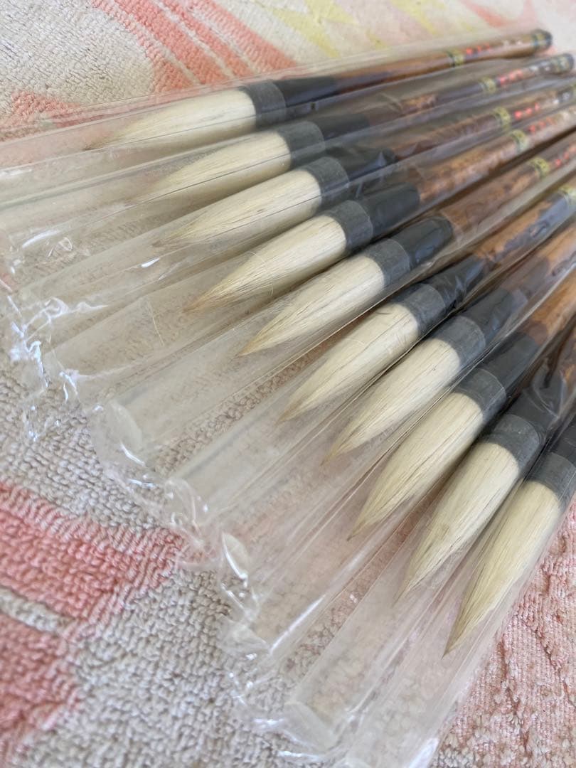 白雲　和光堂　筆　10本　伝統工芸品　書道筆　未使用　まとめ売り　墨　硯　24