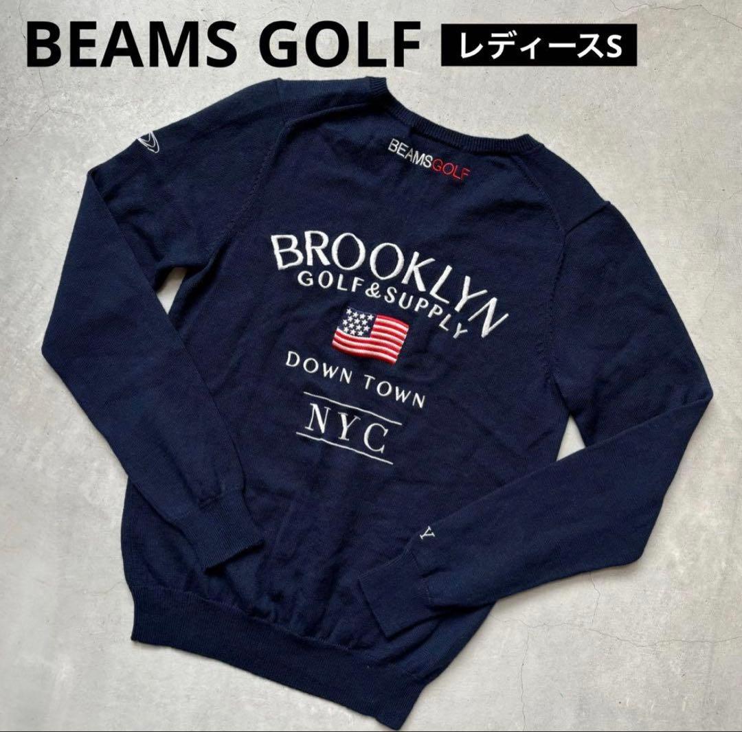 BEAMS GOLF ビームスゴルフ パープルレーベル 長袖ニットセーター S
