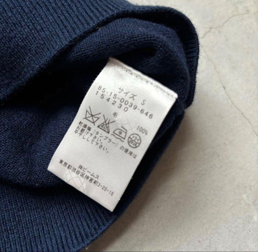 BEAMS GOLF ビームスゴルフ パープルレーベル 長袖ニットセーター S