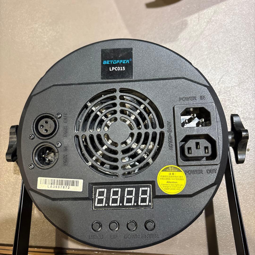 BETOPPER ステージライト LPC015 54x3W RGB 3台セット